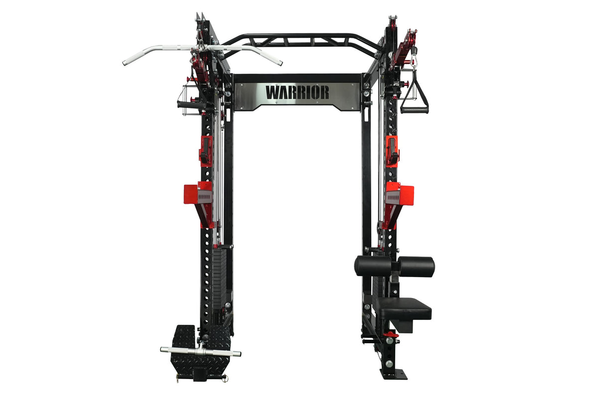 warrior secure wall-mounted rope rack – 360 fitness... Warrior 3.0 Cable Crossover Pulley Power Rack Gym System w/ Lat Pulldo ...