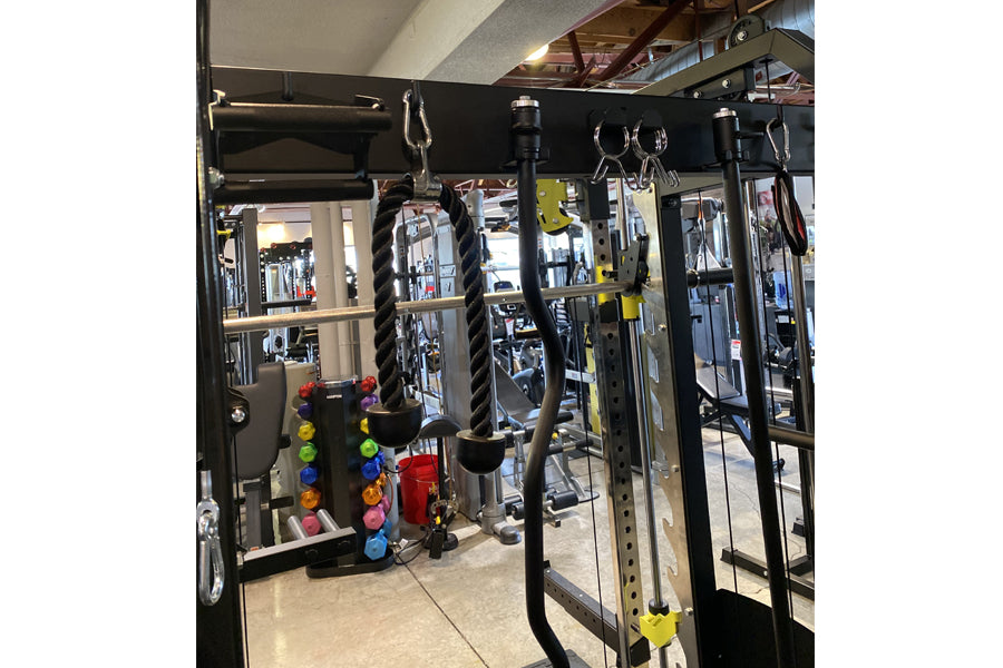 Warrior 701 All-in-One Power Rack Functional Trainer Cable Crossover Home Gym w/ Smith Cage (🍂 FALL CLEARANCE SALE)