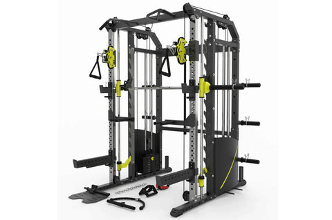 Warrior 701 All-in-One Power Rack Functional Trainer Cable Crossover Home Gym w/ Smith Cage (🚧LABOR DAY SALE)