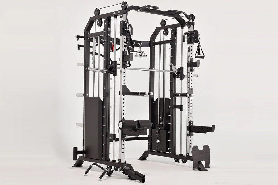 Warrior 801 Pro Power Rack Cage Functional Trainer Cable Pulley Home Gym w/ Smith Machine (🍂 FALL CLEARANCE SALE)