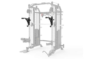 Warrior 801 Pro Power Rack Cage Functional Trainer Cable Pulley Home Gym w/ Smith Machine