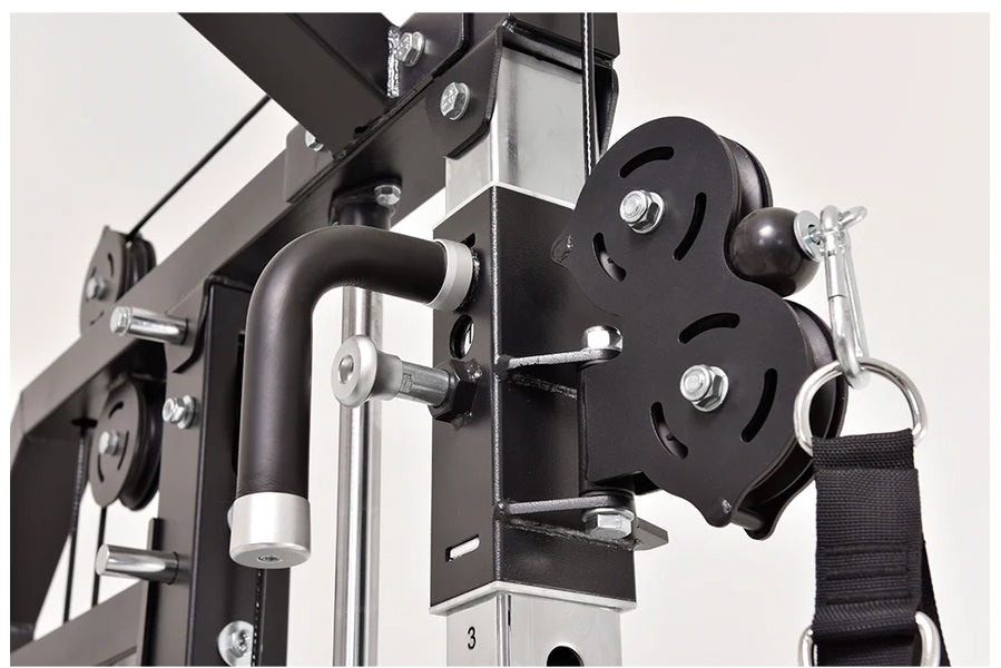 Warrior 801 Pro Power Rack Cage Functional Trainer Cable Pulley Home Gym w/ Smith Machine (🍂 FALL CLEARANCE SALE)