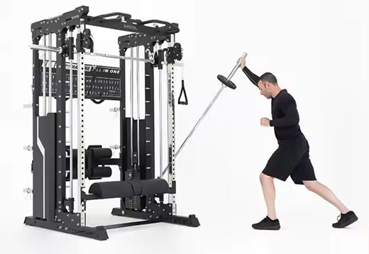 warrior secure wall-mounted rope rack – 360 fitness... Warrior 901 All-in-One Power Rack Cable Pulley Home Gym w/ Counter-Bal ...
