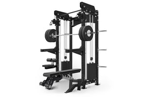 Warrior Cable Crossover Pulley Power Rack Gym System