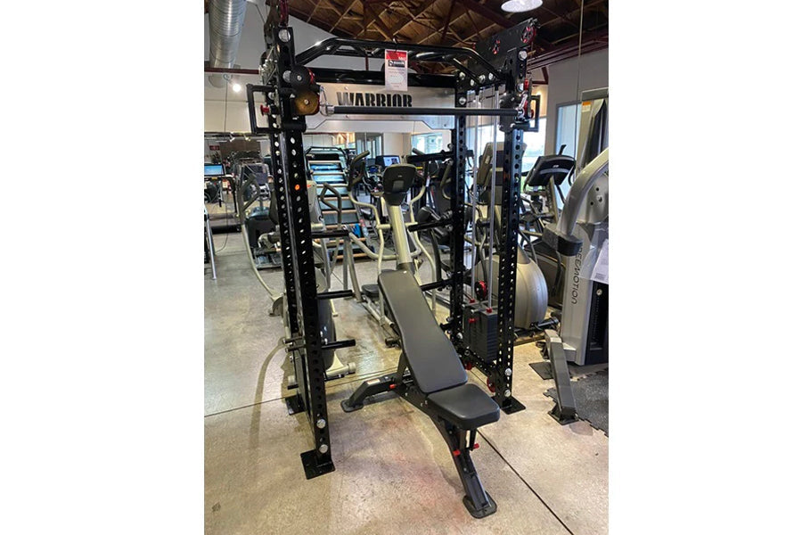 Warrior 2.0 Cable Crossover Pulley Power Rack Gym System (🌱 SPRING SALE)