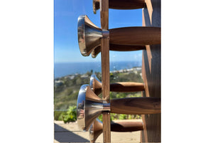 Warrior Luxury Wood | Stainless Steel Dumbbell Set (2.5-12lbs)