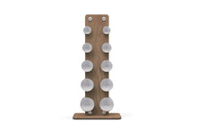 Load image into Gallery viewer, Warrior Luxury Wood | Stainless Steel Dumbbell Set (2.5-12lbs)
