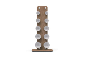 Warrior Luxury Wood | Stainless Steel Dumbbell Set (2.5-12lbs)