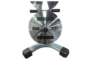 Warrior Chrome Olympic Weight Plates (230lb Set)