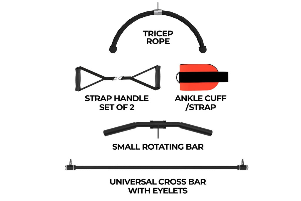 Warrior FT900 Cable Pulley Functional Trainer Home Gym (🍂 FALL CLEARANCE SALE)