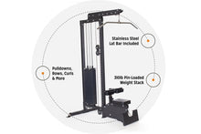 Load image into Gallery viewer, Warrior Lat Pulldown / Low-Row Home Gym System
