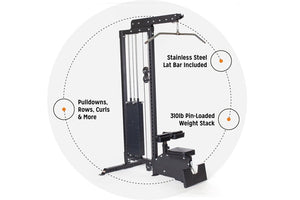 Warrior Lat Pulldown / Low-Row Home Gym System (SALE)