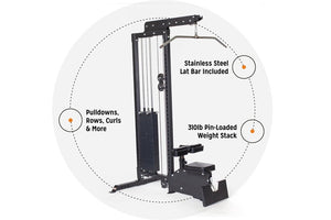 Warrior Lat Pulldown / Low-Row Home Gym System