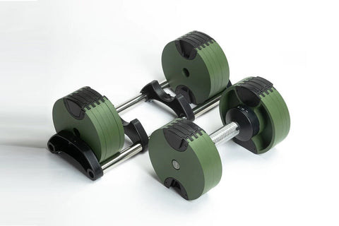 Warrior Newbells 50lb Adjustable Dumbbells (Tactical)