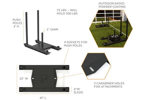 Warrior Pro Push/Pull Weight Sled