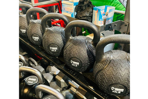 Warrior Rubber Kettlebells w/ Rubber Handle