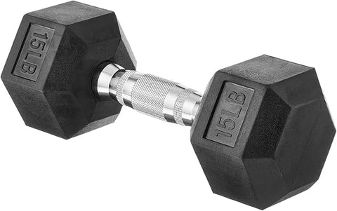 Warrior Rubber Hex Dumbbells (☀️SUMMER SALE - $1.49/lb)
