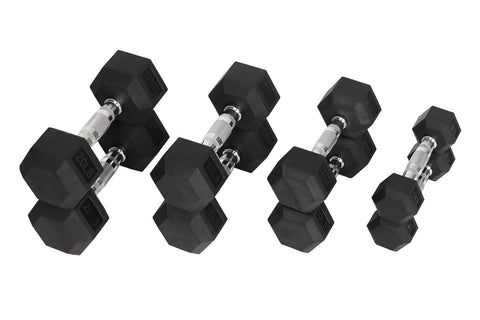 Warrior Rubber Hex Dumbbells ($1.39/lb)