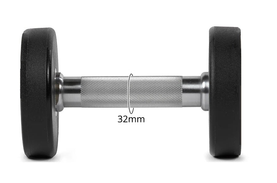 Warrior Elite Urethane Pro-Style Dumbbells