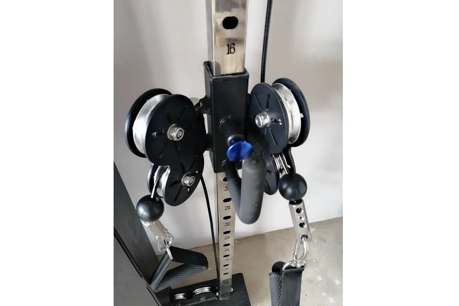 warrior secure wall-mounted rope rack – 360 fitness... Warrior Wall Mounted Cable Pulley Home Gym System (Two Stack) – 360 ...