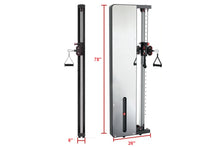 Load image into Gallery viewer, Warrior Wall Mounted Cable Pulley Home Gym System (Single Stack)
