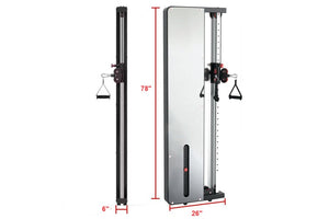 Warrior Freestanding Cable Pulley Home Gym System (Single Stack)