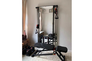 Warrior Wall Mounted Cable Pulley Home Gym System (Two Stack)