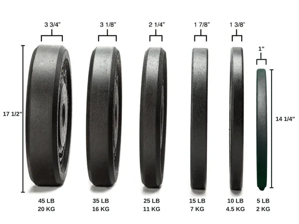 Warrior Hi-Temp Bumper Plate Sets