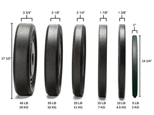 Warrior Hi-Temp Bumper Plate Sets