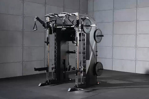 Warrior NEW X80 All-in-One Power Rack Cable Pulley Home Gym System