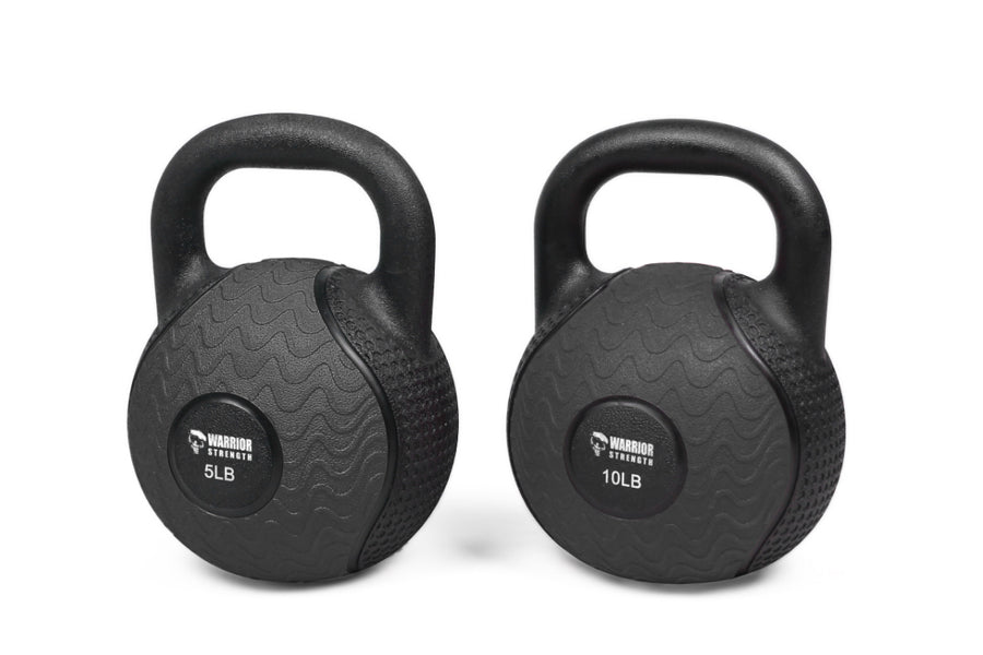 Warrior Rubber Kettlebells w/ Rubber Handle