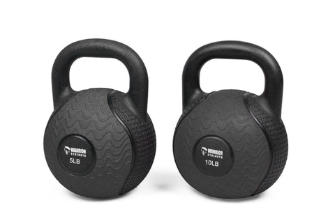 Warrior Rubber-Coated Competition Kettlebells w/ Rubber Handle