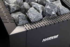 Harvia Linear 16 Wood-Burning Sauna Stove Heater (Black)