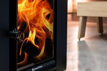 Load image into Gallery viewer, Harvia Linear 22 GreenFlame ES Wood-Burning Sauna Stove Heater (Black)

