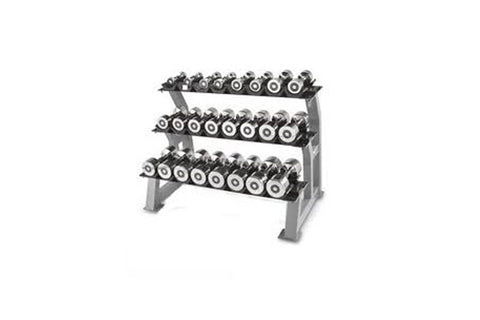 Warrior 10 Pair 3-Tier Dumbbell Saddle Rack