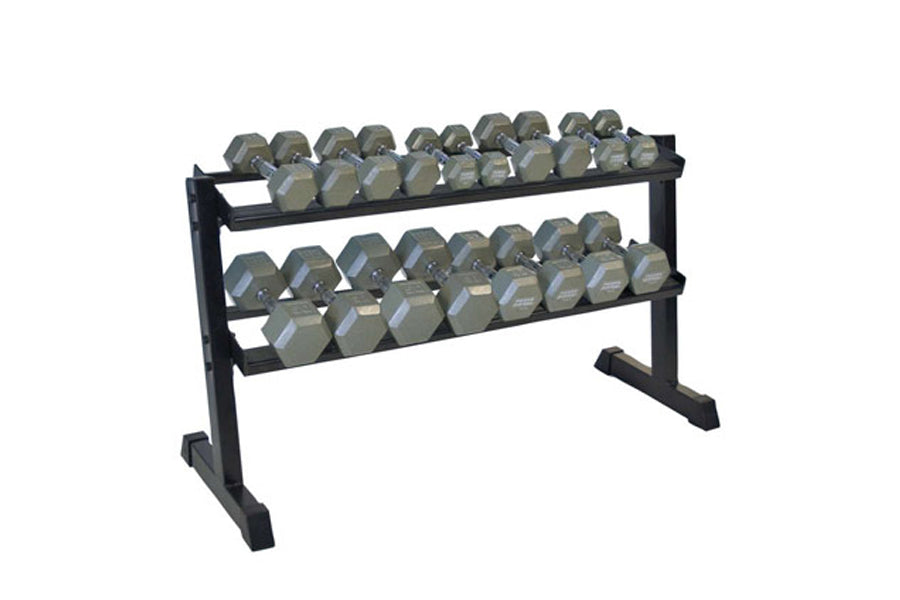 2-Tier Horizontal Dumbbell Rack