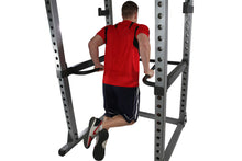 Load image into Gallery viewer, Body-Solid Dip Bar Weight Rack Attachment (DR378)
