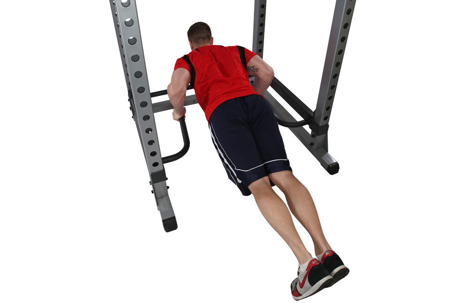 Body-Solid Dip Bar Weight Rack Attachment (DR378) – 360 Fitness Superstore