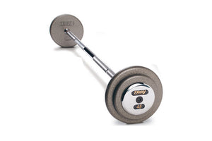 Warrior Pro-Style Cast-Iron Plate Barbells