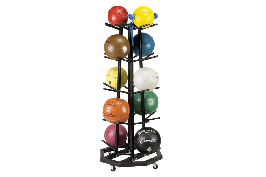 Warrior Deluxe Medicine Ball Rack