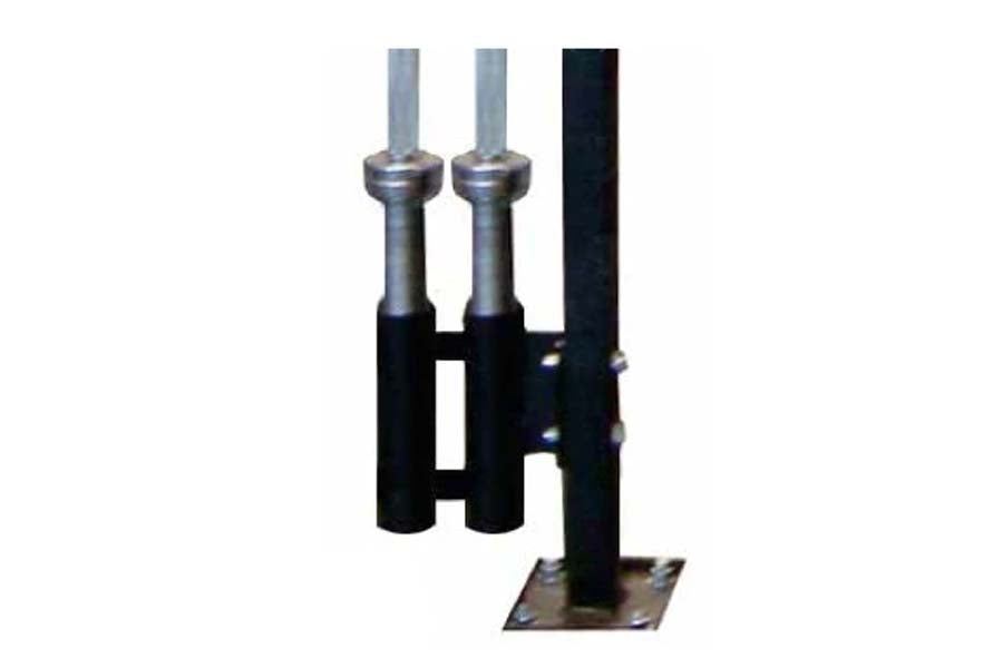 Warrior Double Barrel Barbell Holder Rack Attachment