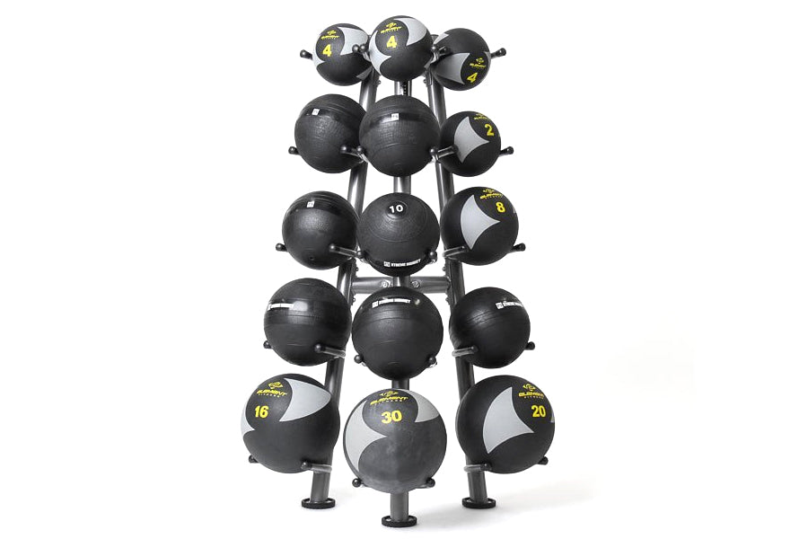 Element Fitness Medicine Ball Rack