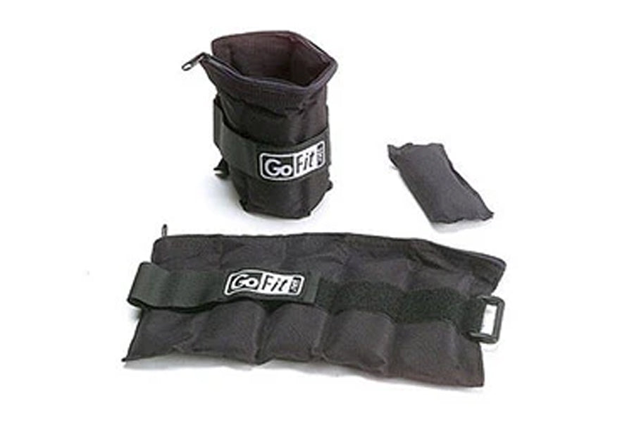 GoFit Adjustable Ankle Weights – 5lb Pair