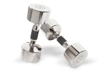 Load image into Gallery viewer, Hampton Chrome Dumbbells w/ Contour Grips
