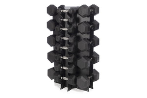 Hampton Urethane DURA-BELL Hex Dumbbells