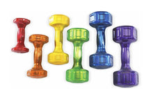 Load image into Gallery viewer, Hampton JELLY-BELL Urethane Aerobic Dumbbells | 6 Pair Set
