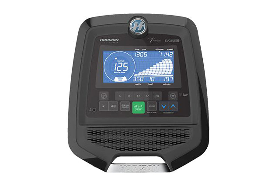 Horizon evolve 5 folding elliptical with viafit store
