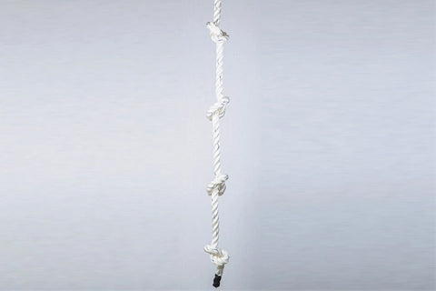 Warrior Knotted Climbing Rope White