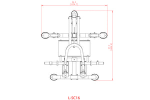 Powertec LeverGym Squat/Calf Assist