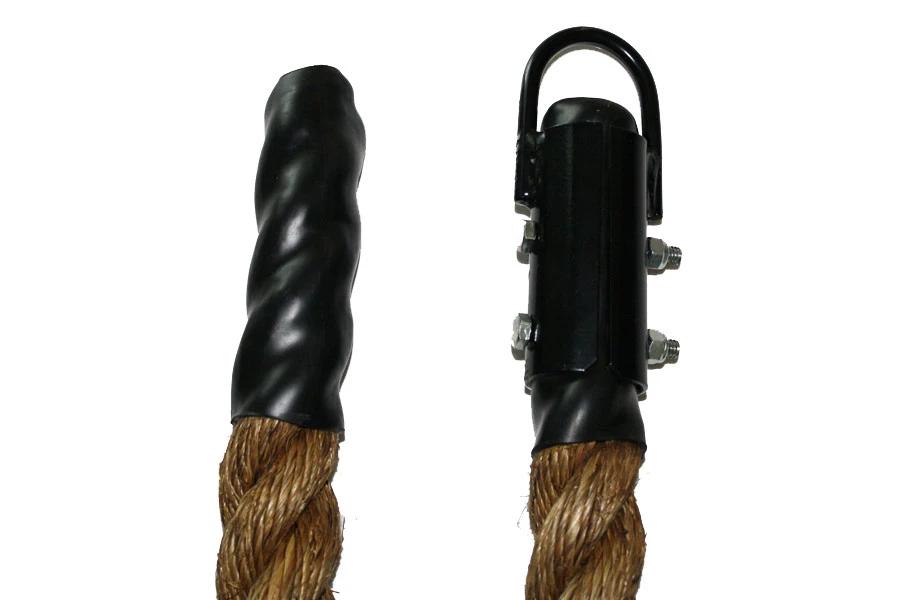 Warrior Manila Rope w-Metal Clamp and Poly Ends 1 1-2 in diameter